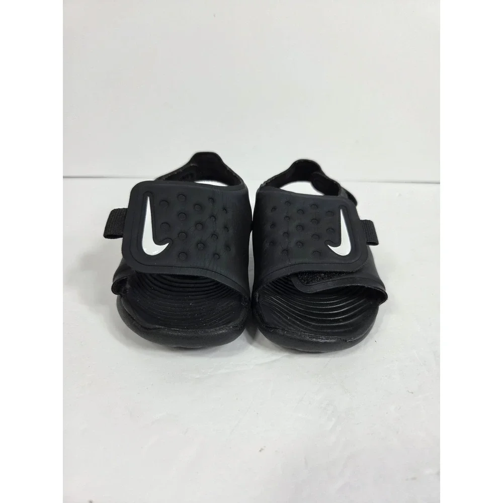 Nike sunray Black Sandals  adjust  baby / toddler Sz 4 C 4C